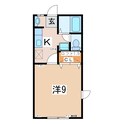 ハイツグリーングラスＥの間取図