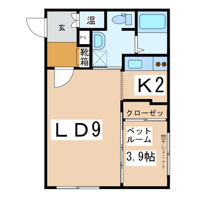 間取図 アリビオ22成島　東館