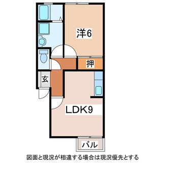 間取図 プランタン春日Ａ