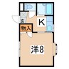 コンフォール５ 1Kの間取り