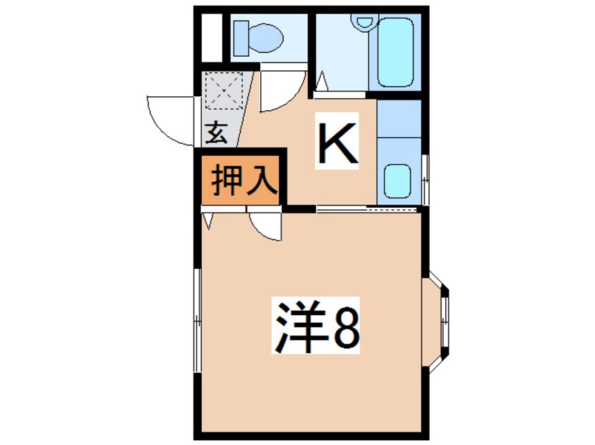 間取図 コンフォール５