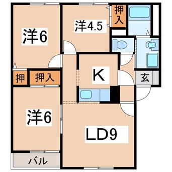 間取図 ルミエール春日Ｃ