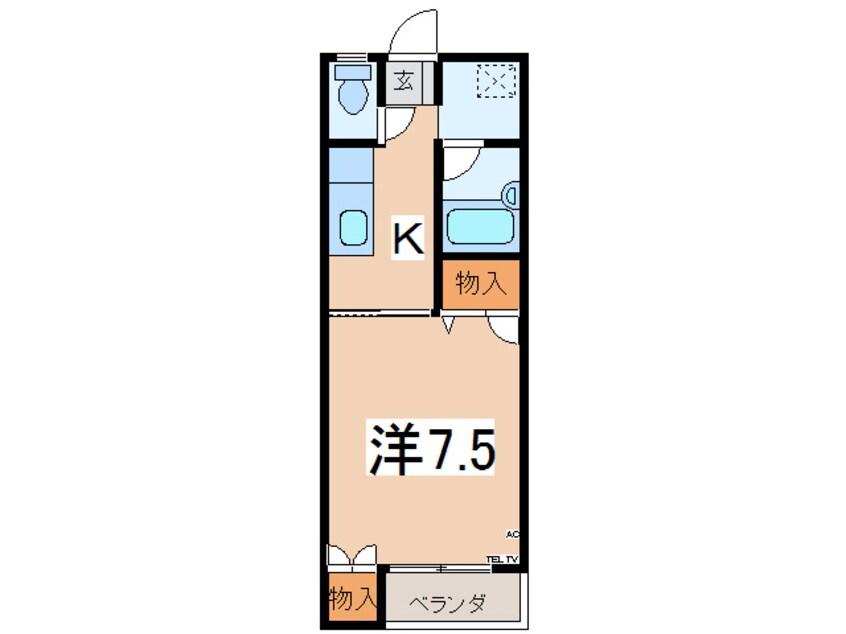 間取図 ドルチェ新田　Ｂ棟