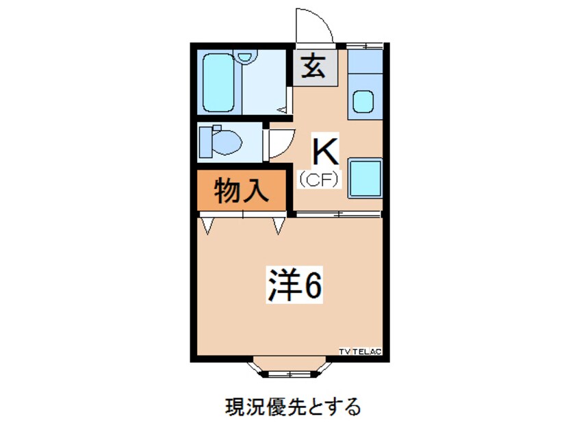 間取図 ヴィラ愛宕B