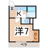 コーポヴェルナ 1Kの間取り