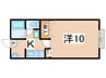 奥羽本線・山形線/米沢駅 車移動 2階 築26年 1Kの間取り