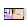 岩間コーポ 1Kの間取り