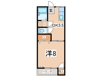 間取図 フレンズ通町北