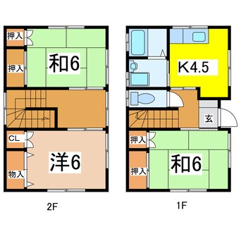 間取図 萬世ハイツ