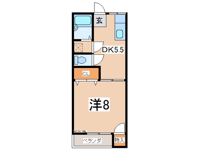 間取図 奥羽本線・山形線/米沢駅 車移動　4分2.6km 1階 築30年