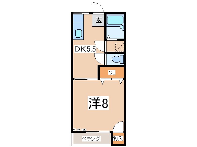 間取り図 奥羽本線・山形線/米沢駅 車移動　4分2.6km 1階 築31年