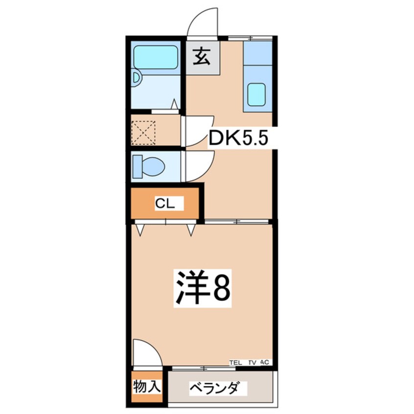 間取図 奥羽本線・山形線/米沢駅 車移動　4分2.6km 1階 築31年
