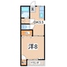 奥羽本線・山形線/米沢駅 車移動 1階 築31年 1DKの間取り