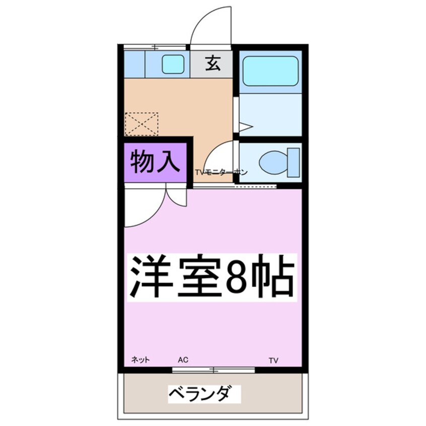 間取図 コーポいずみ