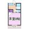 コーポいずみ 1Kの間取り