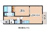 アリビオ22ＴＡＭＵＲＡ 1LDKの間取り