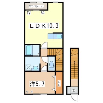 間取図 オアーゾ