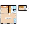 中央テナント 1LDKの間取り