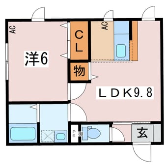 間取図 ピュアフラワーＡ