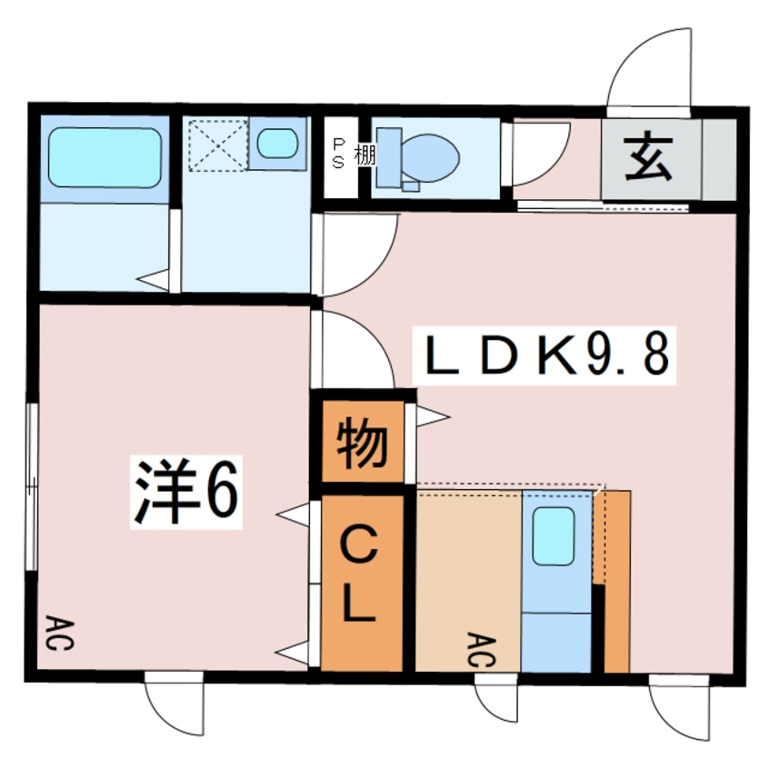 間取図 ピュアフラワーB