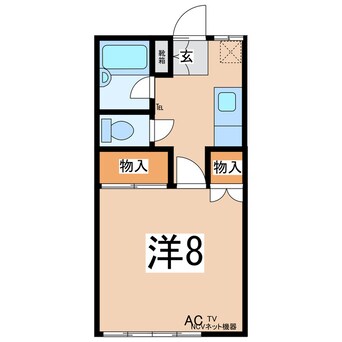 間取図 コーポサンライズ