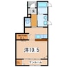 エストディオＡ 1Rの間取り