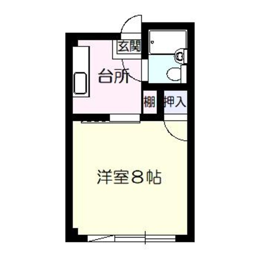 間取図 林泉寺コーポ