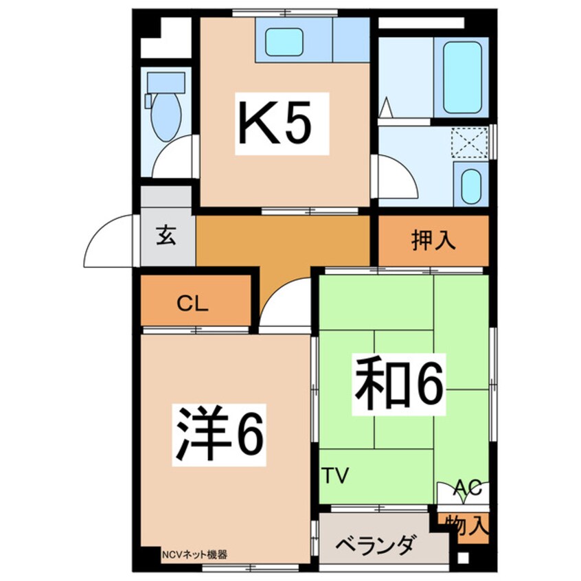 間取図 リバーサイドマンション