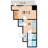 ヴェルフェリーク金池Ⅱ 1Kの間取り
