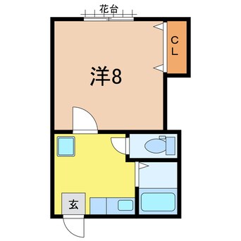 間取図 Wホープ米沢