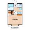 ハイツ泉 1Kの間取り