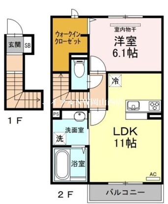 間取図 リヴェールⅡ