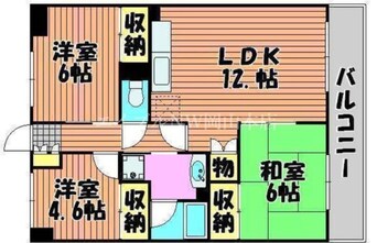 間取図 ロビニエ豊成