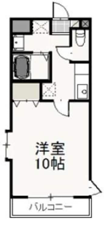 間取図 East Court Ａ