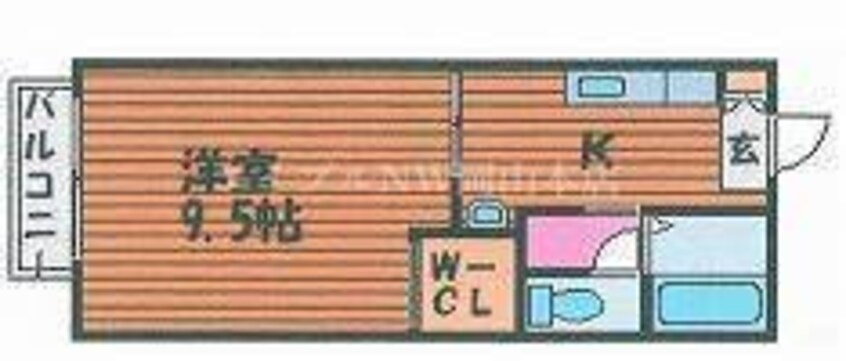 間取図 シャンティーブルー