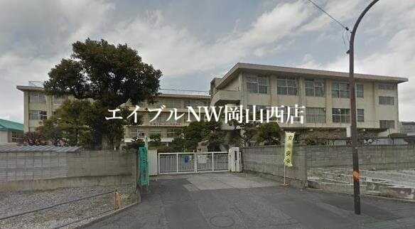 岡山市立石井小学校(小学校)まで601m ラッキーハウス南棟