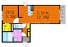 メナージュ 1LDKの間取り