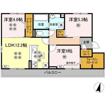 間取図 BLISS COURT Ⅱ