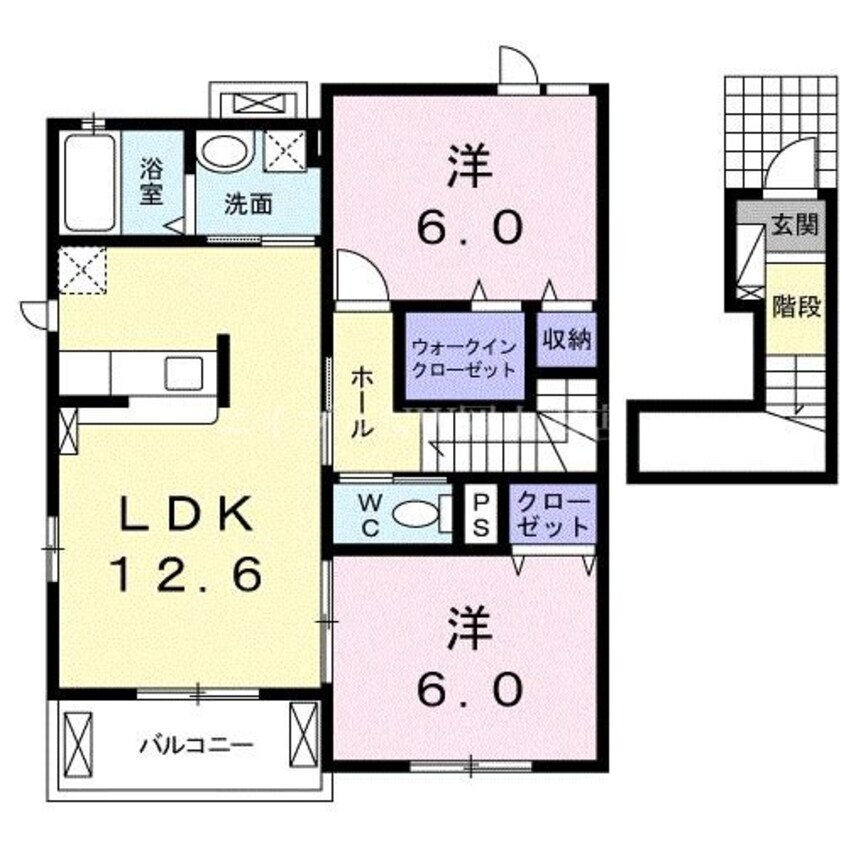 間取図 リアン　３