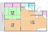 洲崎ハイツ 2LDKの間取り