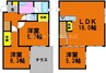 北長瀬戸建賃貸住宅 3LDKの間取り