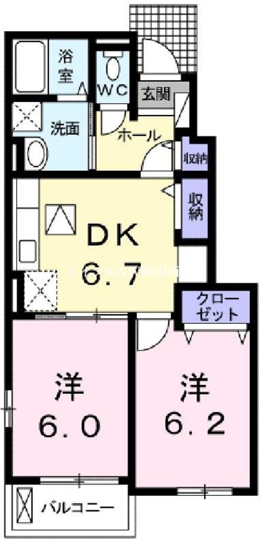 間取図 アドヴァンスⅠ