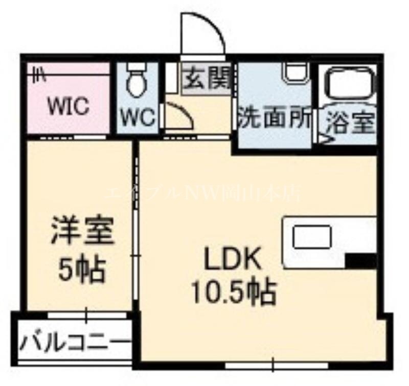 間取り図 シャーメゾンエスパシオ　２番館　