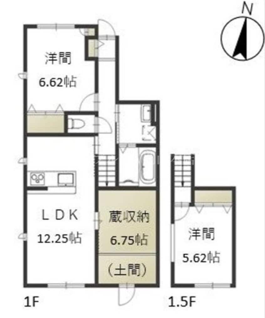 間取図 センテンシア今保