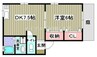 すずらんⅡ 1DKの間取り