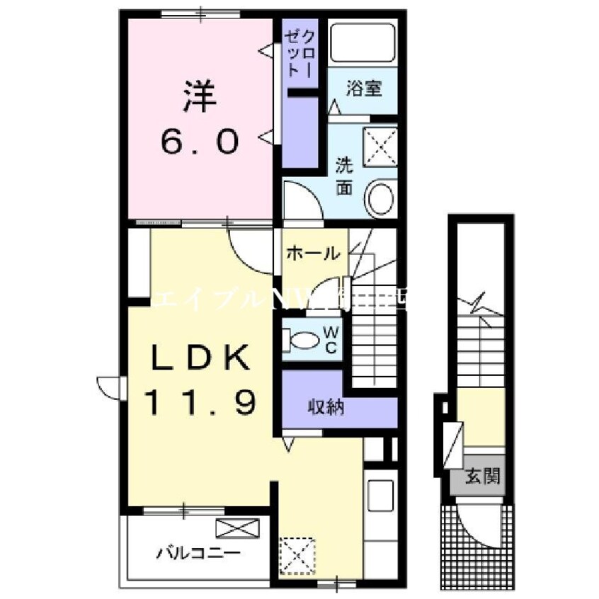 間取図 プロムナード