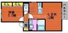 カラバッシュ 1LDKの間取り