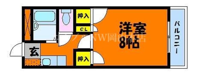 間取図 エスポアール北長瀬