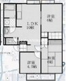 ひかりハイツ A 3LDKの間取り