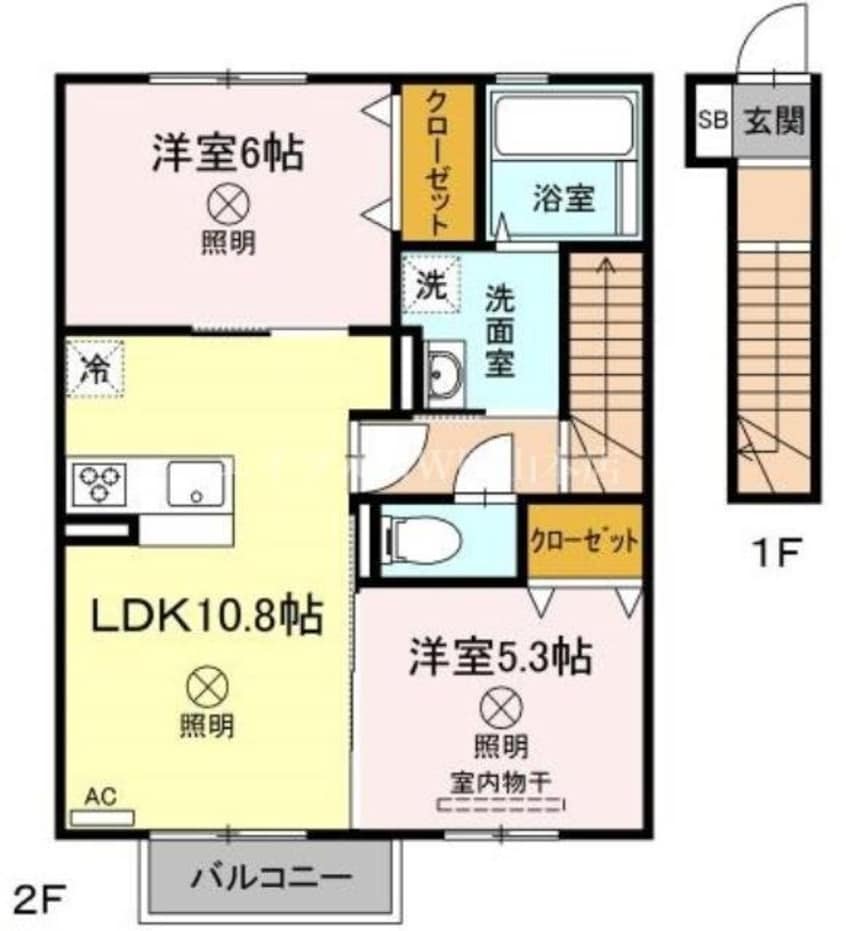 間取図 プラナスガーデン